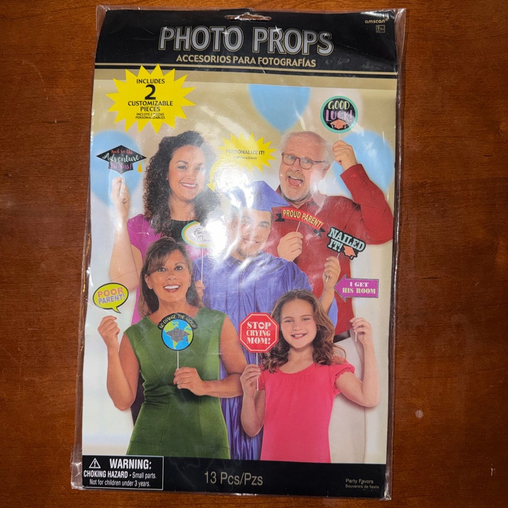 Photo Props Party Photo Booth Signs - Multicolor
